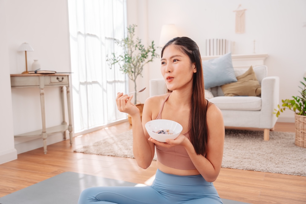 Eating a well-balanced diet